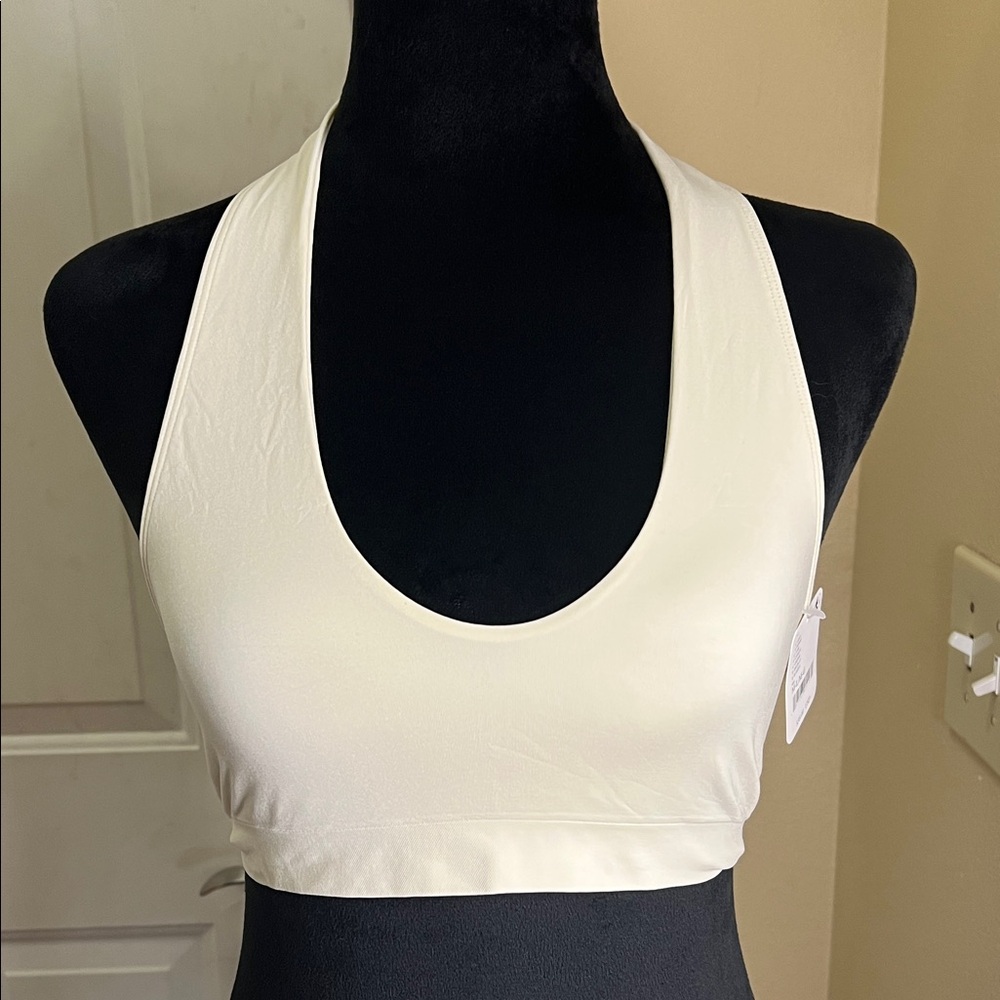 Women's Cream Colored Halter Bralette